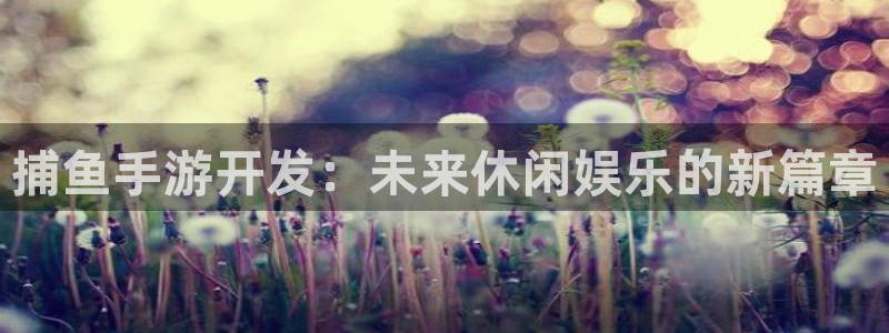 雷火电竞ios下载:捕鱼手游开发:未来休闲娱乐的新篇章